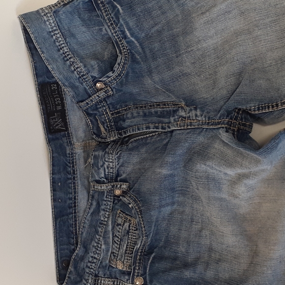 Axel blue Jean's 33W x 32L - Picture 2 of 6